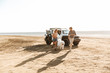 © Drobot Dean - Positive young amazing loving couple with dog