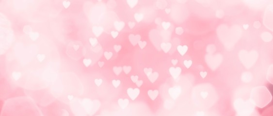 Wall Mural - abstract pastel background with hearts - concept mother's day, valentine's day, birthday - spring co