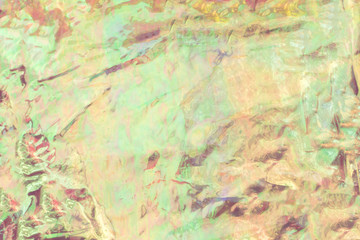 Poster - psychedelic transparent wrapping paper background 