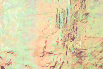 Poster - psychedelic transparent wrapping paper background 