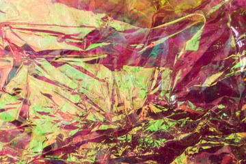 Poster - psychedelic transparent wrapping paper background 