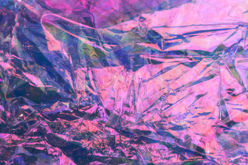 Poster - psychedelic transparent wrapping paper background 