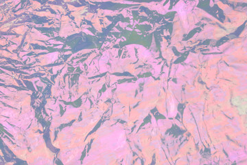 Poster - psychedelic transparent wrapping paper background 