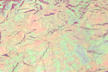 Poster - psychedelic transparent wrapping paper background 