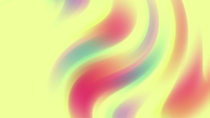 Poster - abstract yellow pastel gradient graphic wave motion background