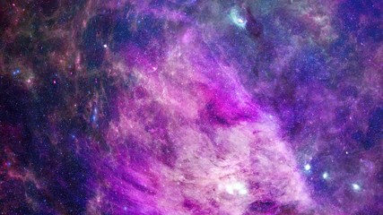 Wall Mural - Animation view to travelling across the universe in moving