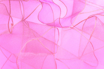Poster - sheer colored ribbon, digital generated background 
