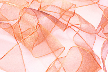 Poster - sheer colored ribbon, digital generated background 