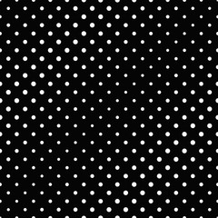 Poster - Geometrical seamless dot pattern background design - black and white vector illustration