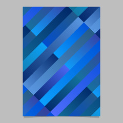 Poster - Modern trendy gradient geometrical stripe brochure template - abstract vector page