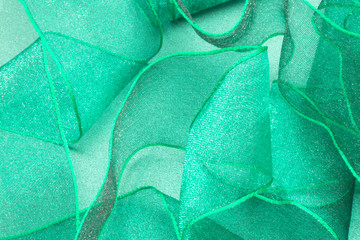 Poster - sheer colored ribbon, digital generated background 