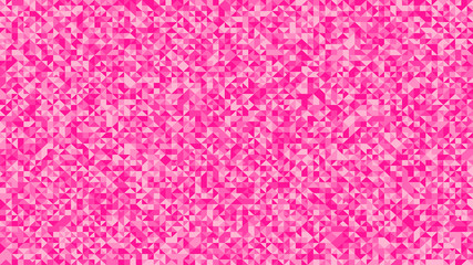 Poster - Geometrical mosaic triangle pattern background design - abstract pink polygonal vector graphic
