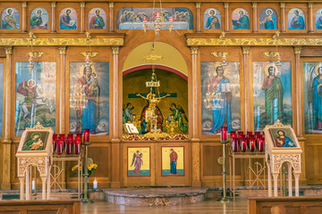 Poster -  Saint Georges Greek Orthodox Church Altar Area