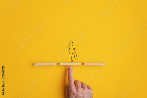 Fotomural Conceptual image of teamwork and support