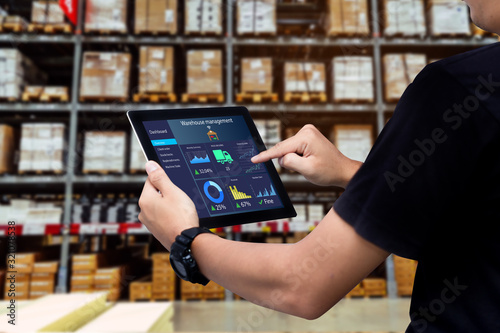 Cuadros en Lienzo Smart warehouse management system