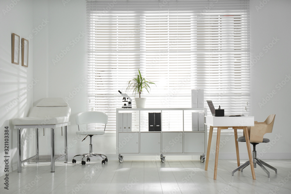 One Shop Doctor Doctor's office interior with modern workplace in clinic Stock Photo ...