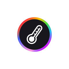 Canvas Print - Thermometer -  App Icon