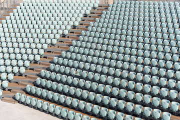 Empty Chairs In Stadium