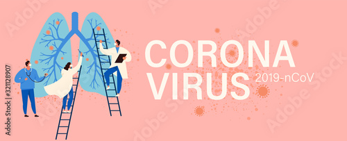 Fotografía Virus diagnosis and patient treatment abstract concept vector illustration