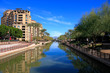 Apartments along the Arizona Canal in Scottsdale AZ