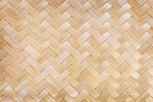 Woven Bamboo Texture Surface Abstract Background
