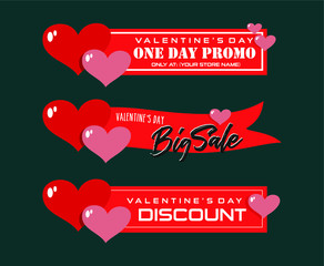 Fototapete - All about valentine bundle, red, love, heart and holiday with care and happy words for couples