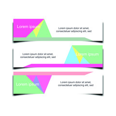 Fototapete - Abstract Web banner design background or header Templates vector illustration