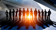 © Sergey Nivens - Our successful business team . Mixed media