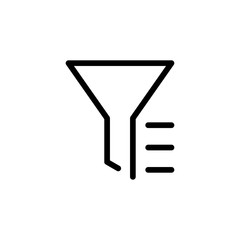 filter icon design vector logo template eps 10