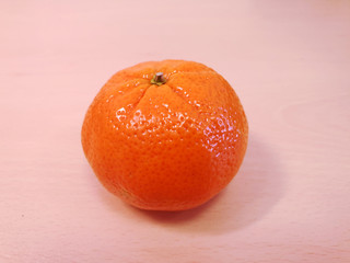 Mandarine on the table 