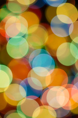 Wall Mural - christmas lights, abstract background