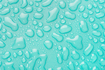 Poster - color water drip and wave