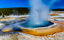 CRESTED POOL, YELLOWSTONE