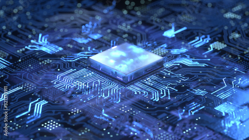 Cuadros en Lienzo Central Computer Processors CPU concept
