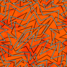 Abstract Orange Retro Seamless Pattern