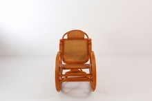 In Some Asian Countries And China, Craftsmen Use Cane Or Wicker Furniture On A White Background. It Can Make People Relaxed And Happy. Usually This Material Can Be Used For Backrest, Rocking Chair, Ta