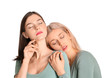 © Pixel-Shot - Intimacy and closeness between two young women, tender moment of friendship or love