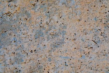 Canvas Print - Natural weathered texture background combined with iron plate and cement. Weathered texture element.