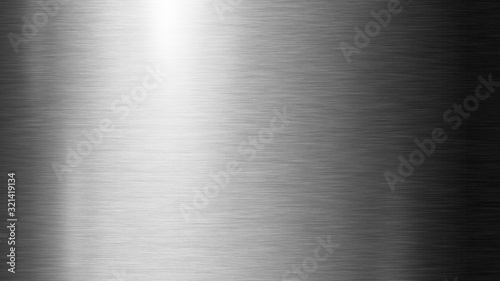 Fotomural Silver metal texture background illustration