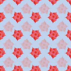 Poster - Seamless repeat pattern print background perfect for homedecor, fashion and stationairy