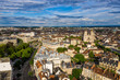 Beautiful scenic townscape view of Dijon city of France