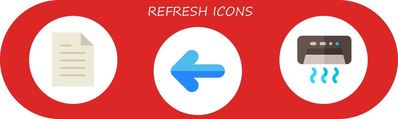 Poster - refresh icon set