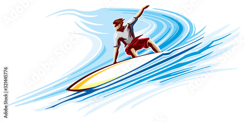 Fototapety Surfing  surfowanie-po-duzych-falach