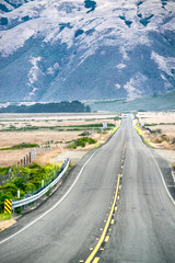 Sticker - Long beautiful road of US countryside