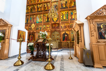 Poster - Interior of the Nicolo-Vyazhishchsky monastery