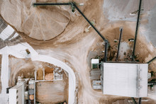 Aerial View Of Cement Plant