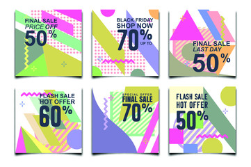 Poster - Modern abstract Sale Banners Design. Discount Banner Promotion Template. pastel color mobile for sale banners. Sale banner template design, Super sale special offer.