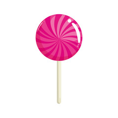 Wall Mural - sweet lollipop yummy isolated icon