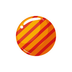 Sticker - delicious candy circular isolated icon