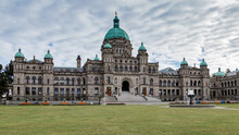 Parliament Building In Victoria, British Columbia, Canada.